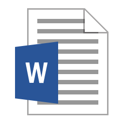 Microsoft Word DOCX icon