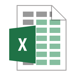 Microsoft Excel XLSX icon